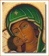 Vierge de Vladimir (détail) Joséphine Puget
